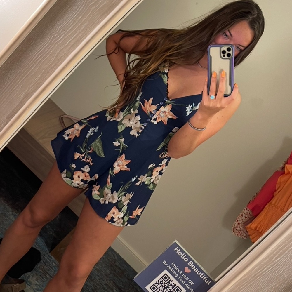 Altar’d State Floral Romper